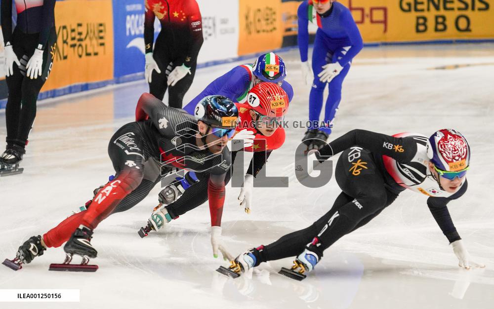 (SP)SOUTH KOREA-SEOUL-ISU-WORLD SHORT TRACK SPEED SKATING CHAMPIONSHIPS-MEN'S 5000M RELAY