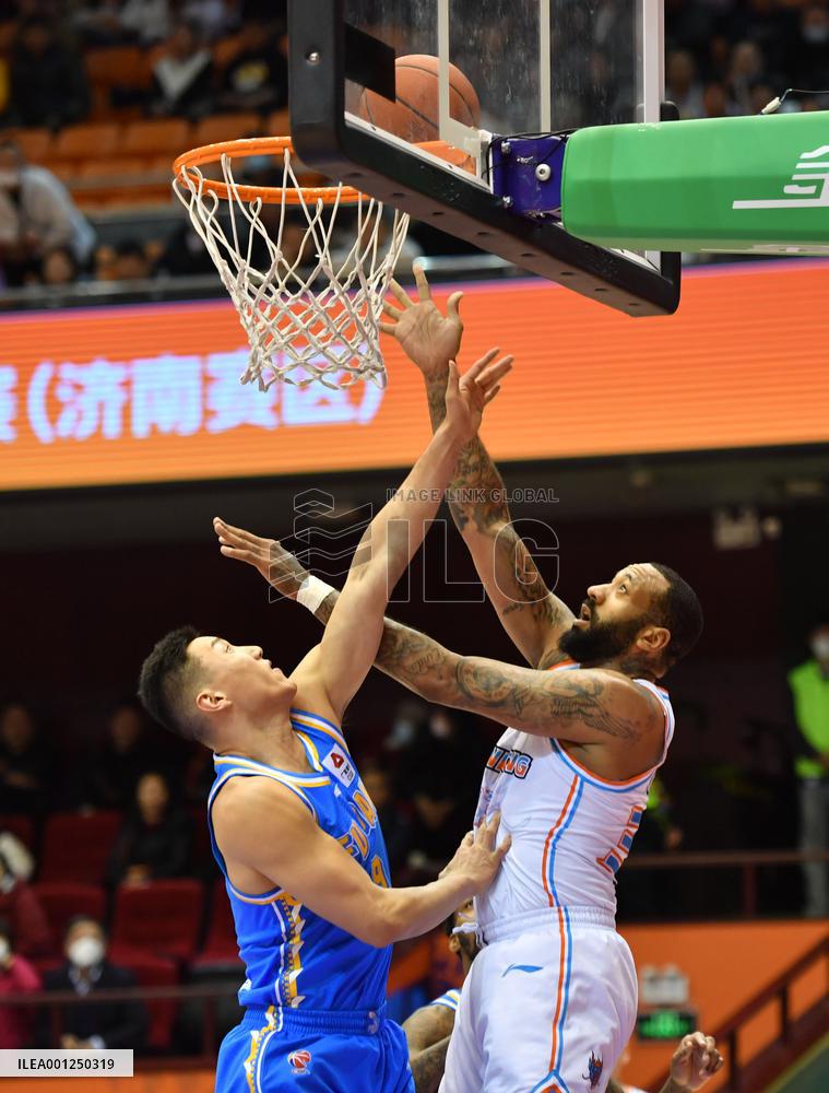 (SP)CHINA-JINAN-BASKETBALL-CBA LEAGUE-SHANDONG VS FUJIAN (CN)