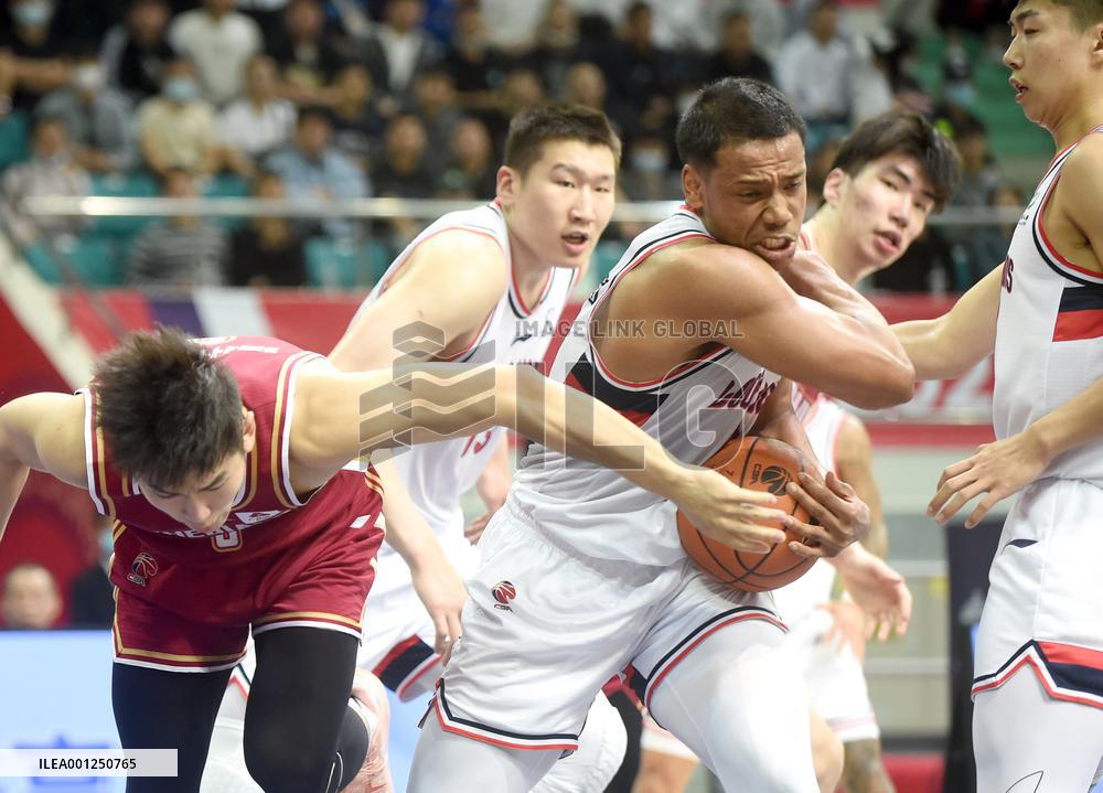 (SP)CHINA-GUANGZHOU-BASKETBALL-CBA LEAGUE-ZHEJIANG VS GUANGZHOU (CN)