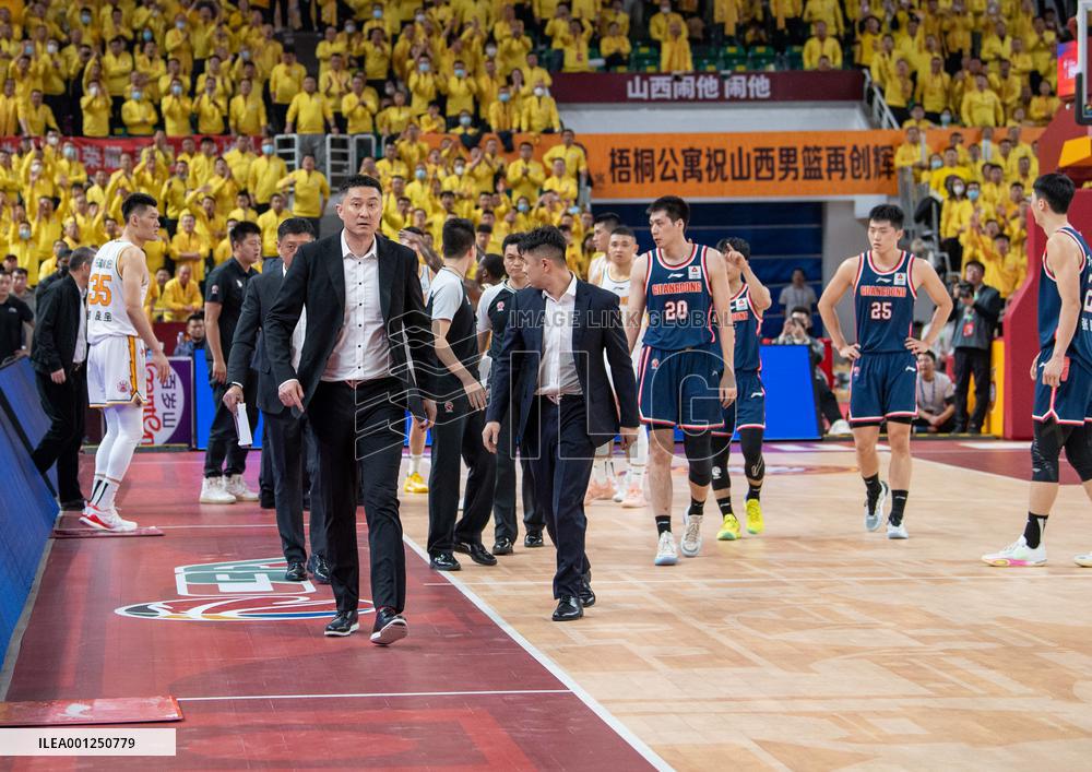 (SP)CHINA-TAIYUAN-BASKETBALL-CBA LEAGUE-SHANXI VS GUANGDONG (CN)
