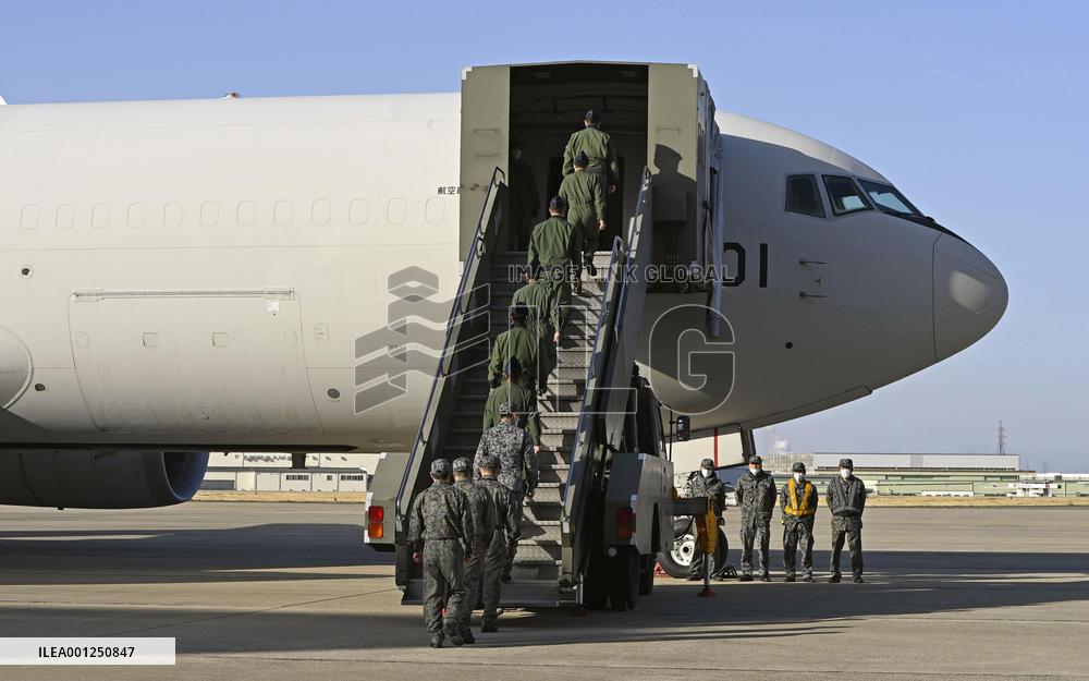 ASDF aircraft to transport relief goods to quake-hit Turkey