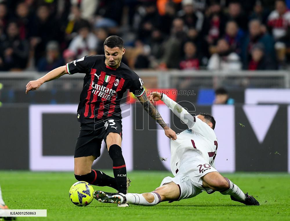 (SP)ITALY-MILAN-FOOTBALL-SERIE A-AC MILAN VS SALERNITANA