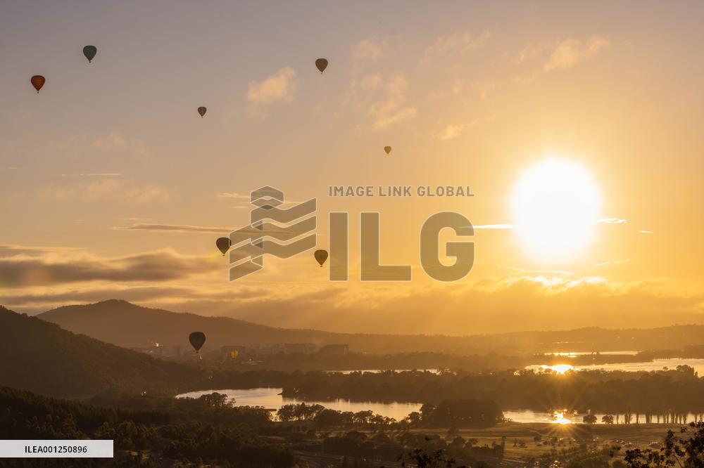 AUSTRALIA-CANBERRA-HOT AIR BALLOONS