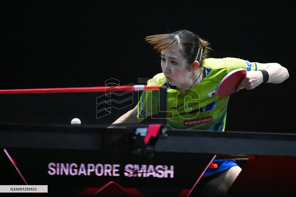 (SP)SINGAPORE-TABLE TENNIS-WTT-WOMEN'S SINGLES