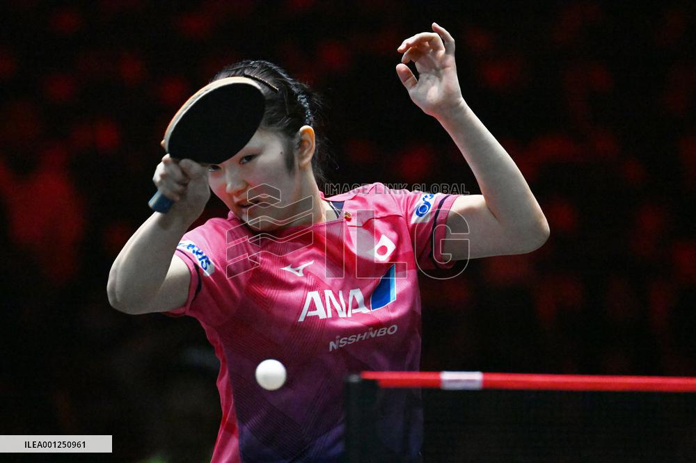 (SP)SINGAPORE-TABLE TENNIS-WTT-WOMEN'S SINGLES