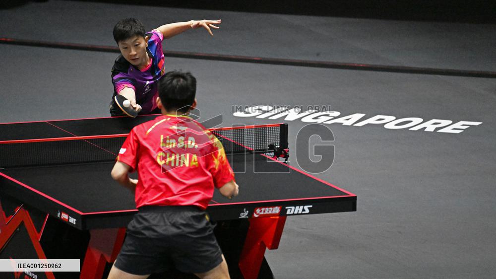 (SP)SINGAPORE-TABLE TENNIS-WTT-MEN'S SINGLES