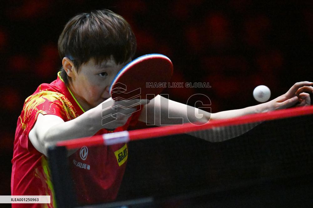 (SP)SINGAPORE-TABLE TENNIS-WTT-WOMEN'S SINGLES