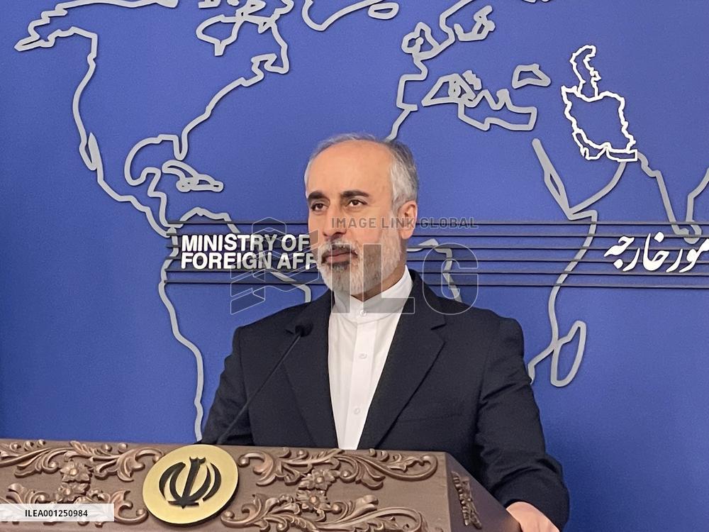 IRAN-TEHRAN-KANAANI-CHINA-MIDDLE EAST-PEACE