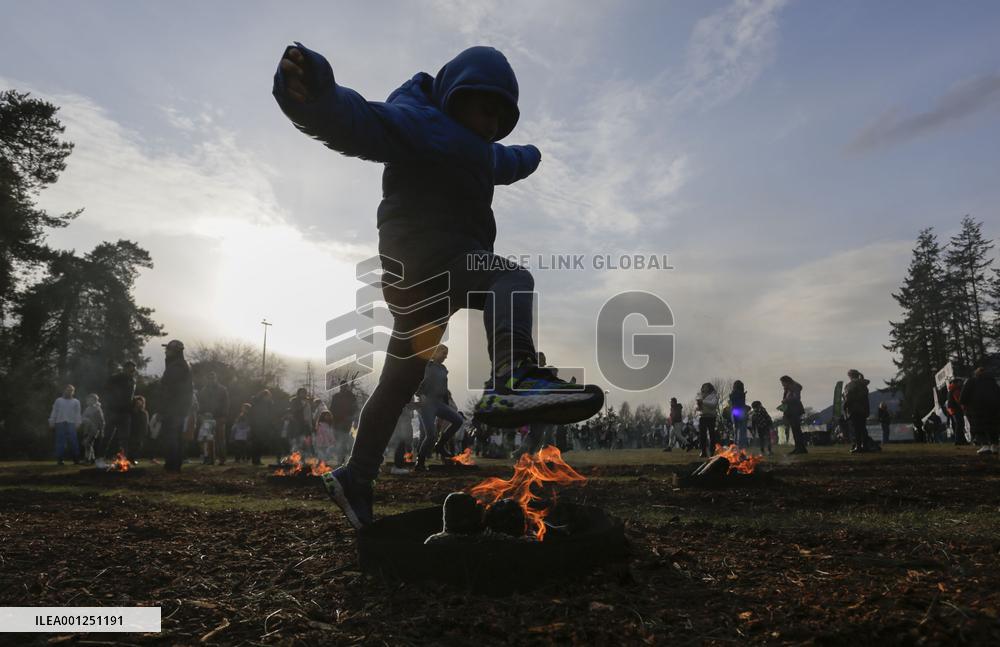 CANADA-VANCOUVER-NOWRUZ-FIRE FESTIVAL