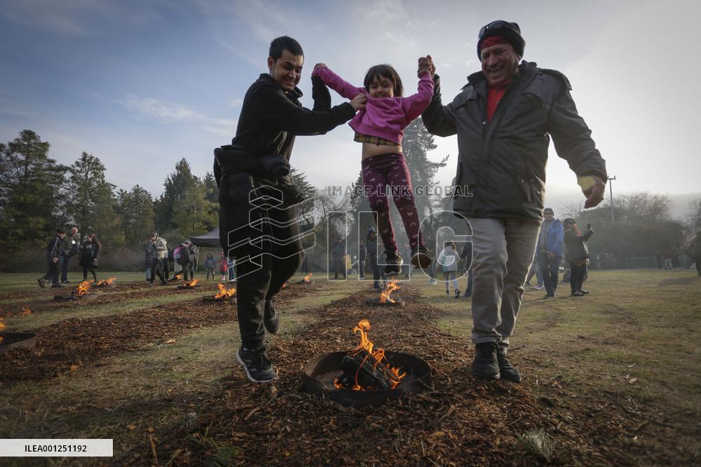 CANADA-VANCOUVER-NOWRUZ-FIRE FESTIVAL