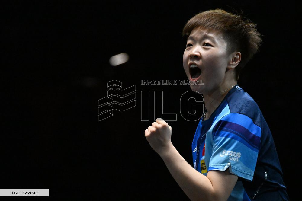 (SP)SINGAPORE-TABLE TENNIS-WTT-WOMEN'S SINGLES