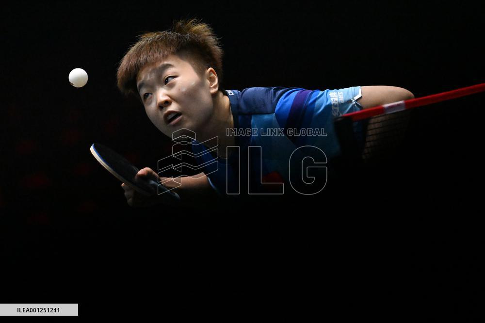 (SP)SINGAPORE-TABLE TENNIS-WTT-WOMEN'S SINGLES