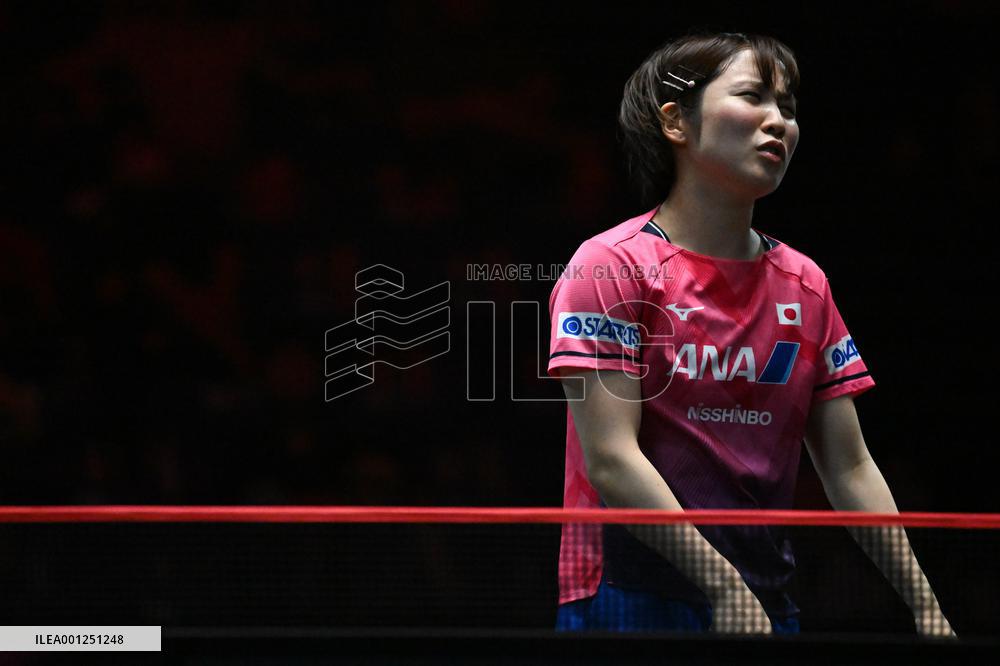 (SP)SINGAPORE-TABLE TENNIS-WTT-WOMEN'S SINGLES
