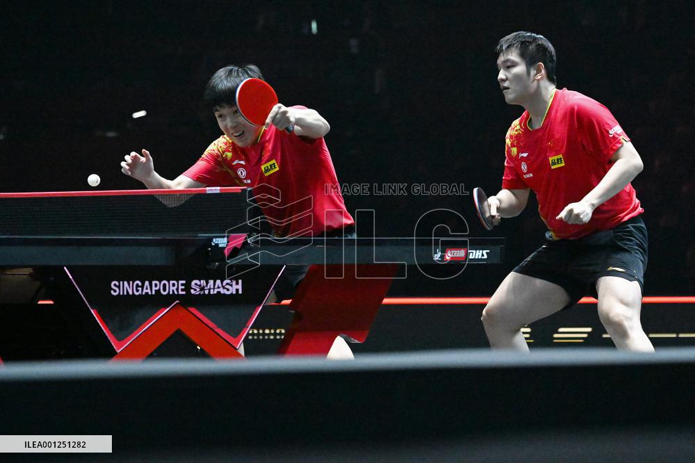 (SP)SINGAPORE-TABLE TENNIS-WTT-MEN'S DOUBLES