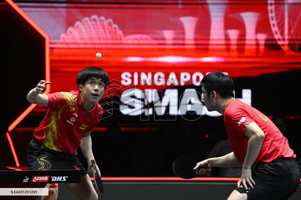 (SP)SINGAPORE-TABLE TENNIS-WTT-MEN'S DOUBLES