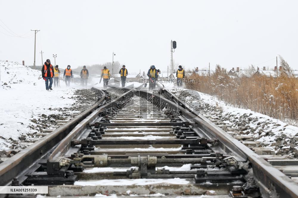 CHINA-HEILONGJIANG-SNOW-RAILWAY (CN)