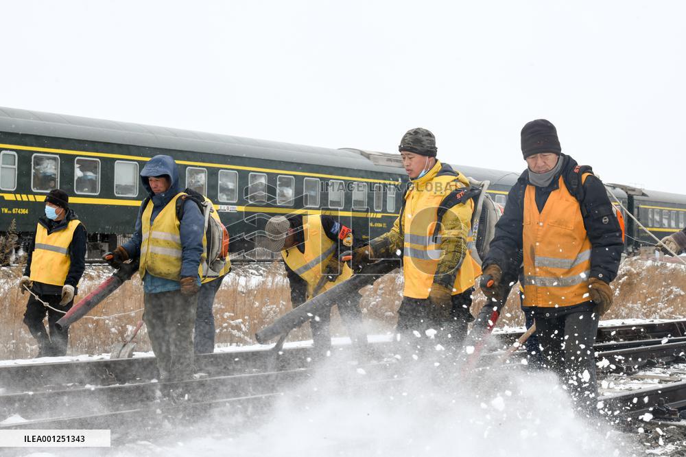 CHINA-HEILONGJIANG-SNOW-RAILWAY (CN)