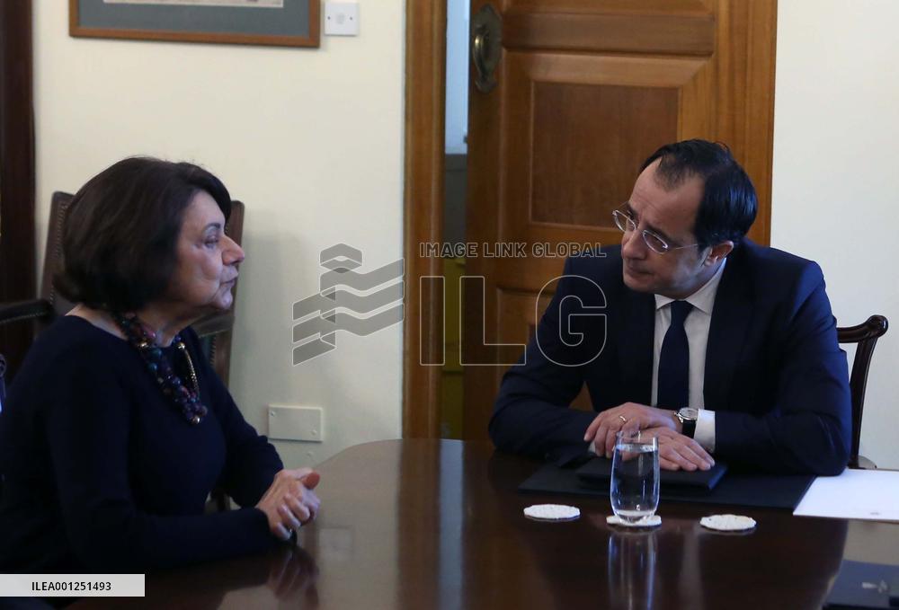 CYPRUS-NICOSIA-UN-ROSEMARY A. DICARLO-VISIT