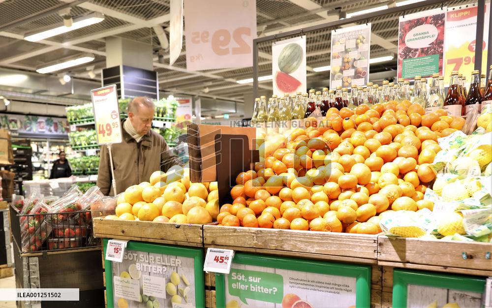 SWEDEN-STOCKHOLM-FOOD PRICES-SURGE