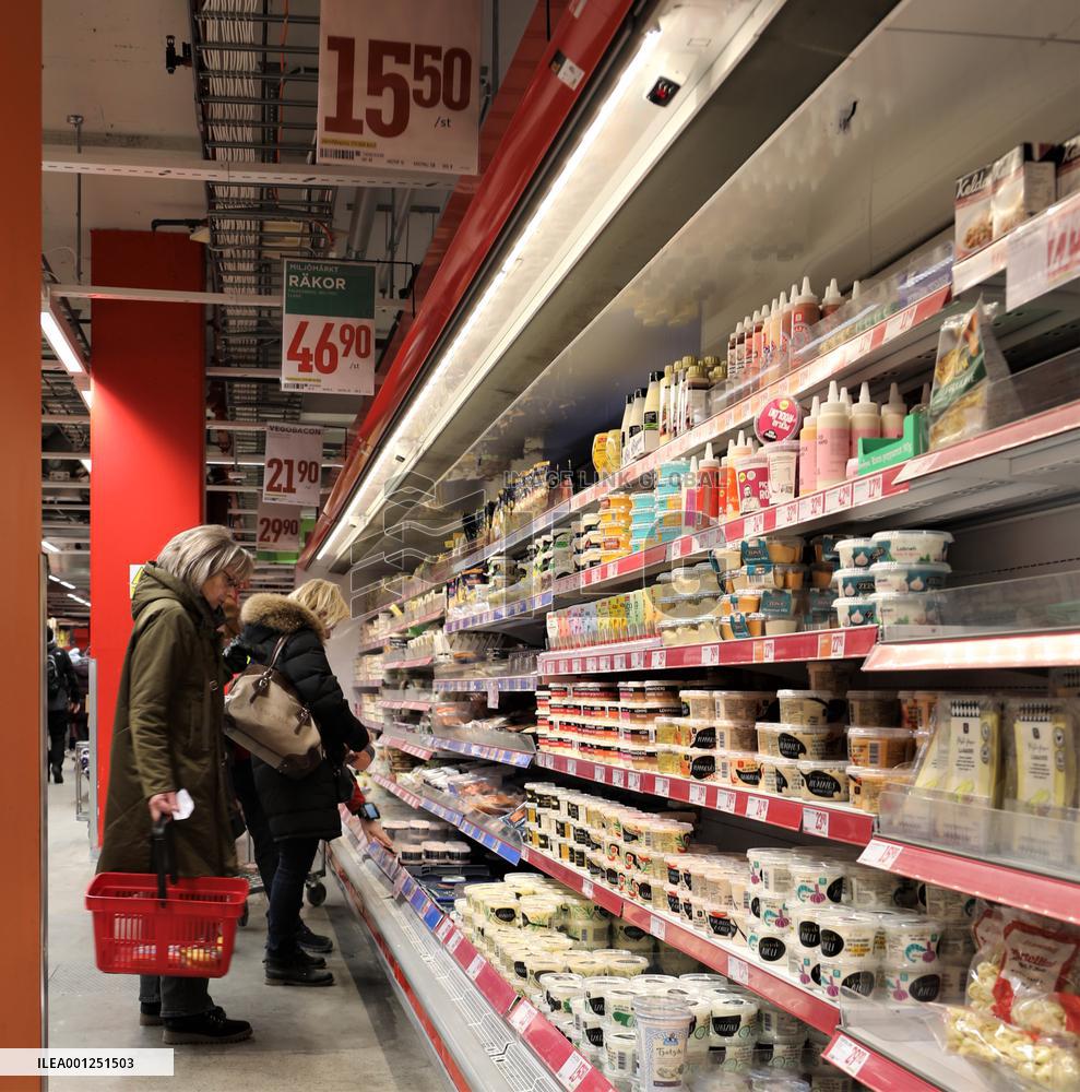 SWEDEN-STOCKHOLM-FOOD PRICES-SURGE