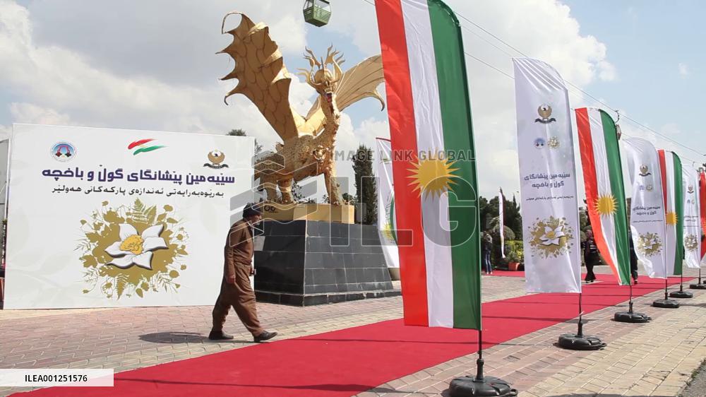 Iraq's Erbil holds flowers and gardens exhibition