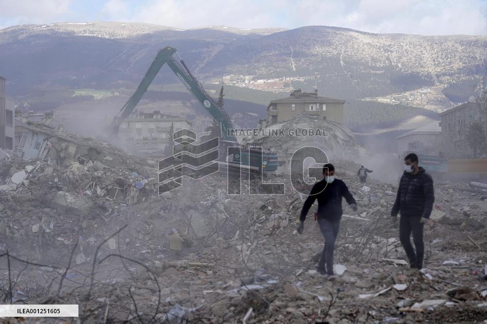 Scene in quake-hit Turkey