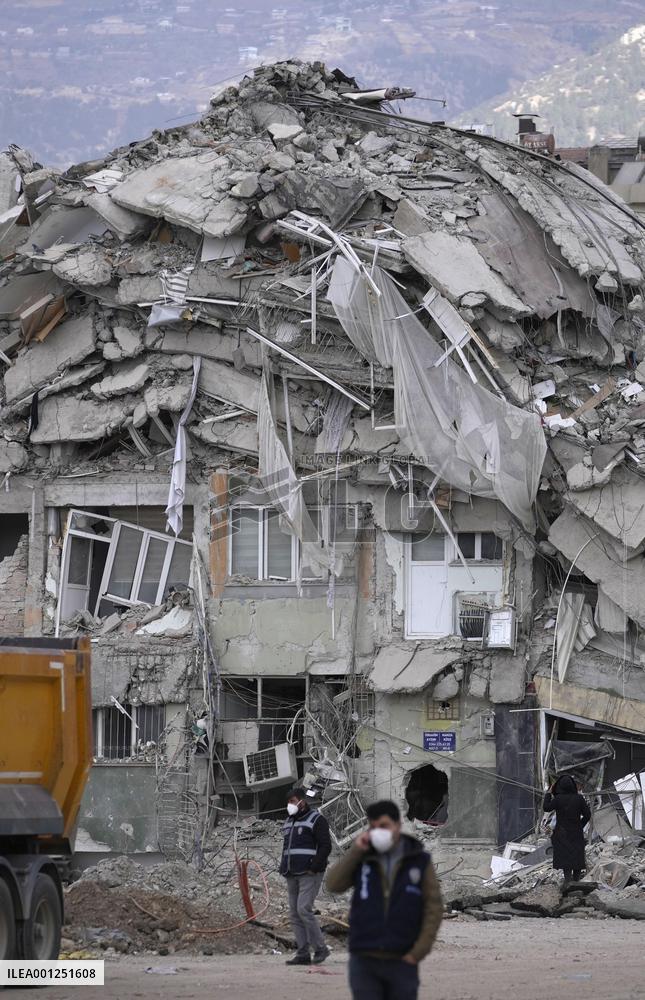 Scene in quake-hit Turkey