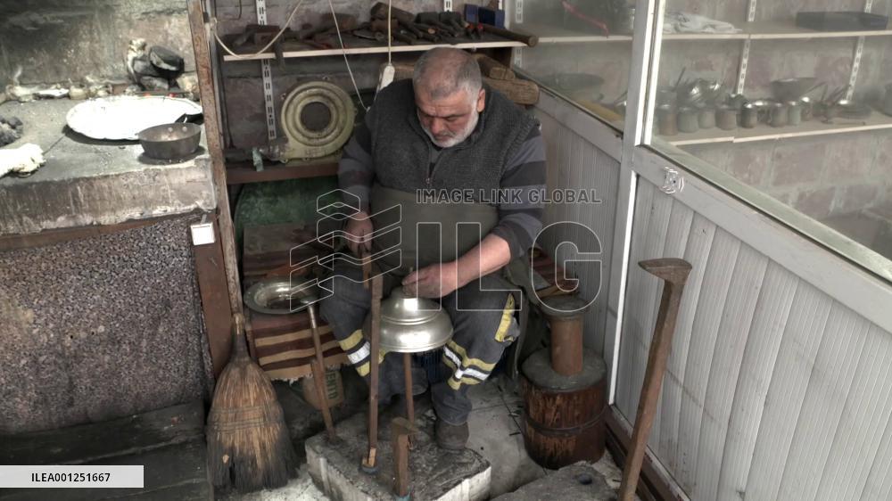 Turkish coppersmiths strive to keep traditional crafts vibrant amid modernization challenges