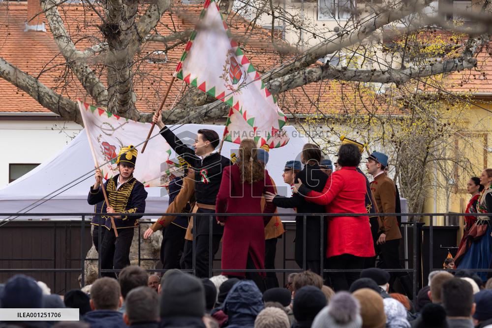 HUNGARY-BUDAPEST-1848 REVOLUTION-COMMEMORATION