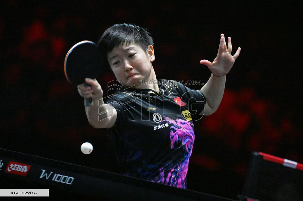 (SP)SINGAPORE-TABLE TENNIS-WTT-WOMEN'S SINGLES