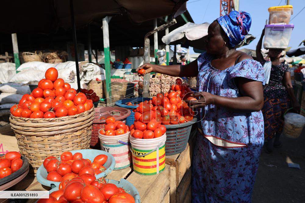 GHANA-ACCRA-INFLATION RATE