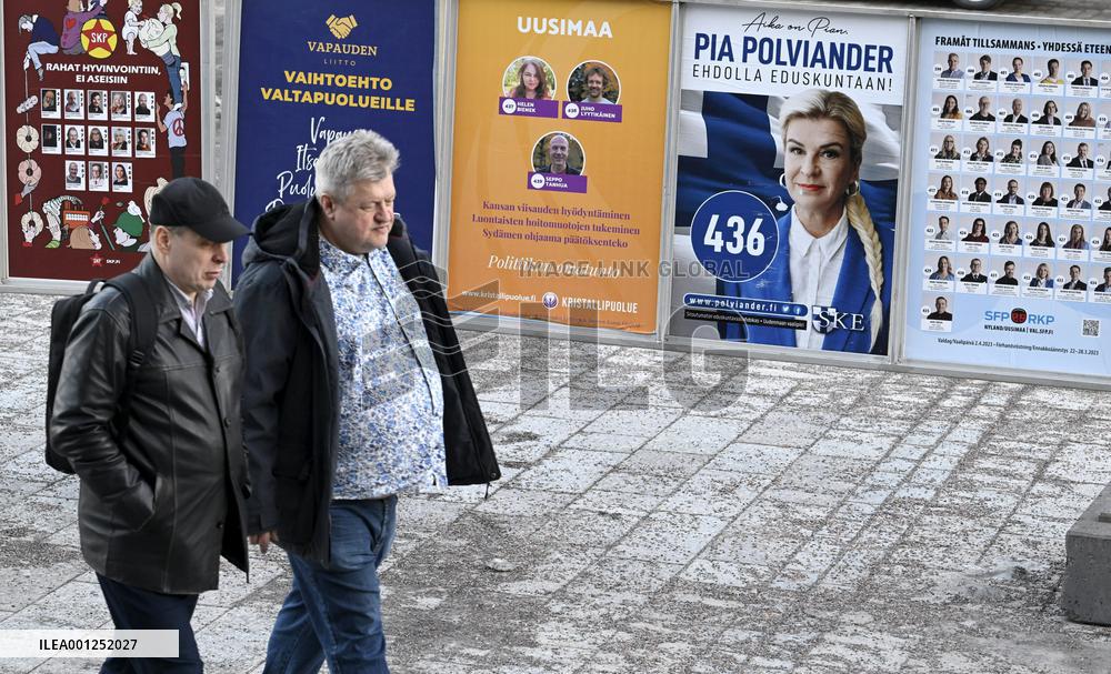 FINLAND - PARLIAMENTARY ELECTIONS - POSTERS