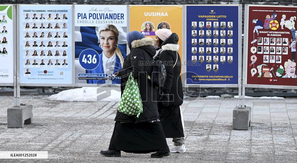 FINLAND - PARLIAMENTARY ELECTIONS - POSTERS