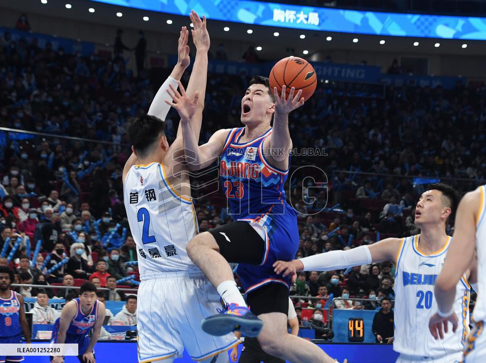 (SP)CHINA-BEIJING-BASKETBALL-CBA LEAGUE-BEIJING VS XINJIANG (CN)
