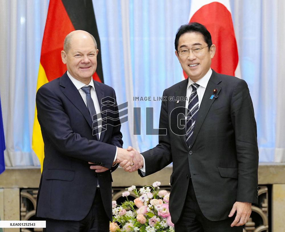 German chancellor in Japan