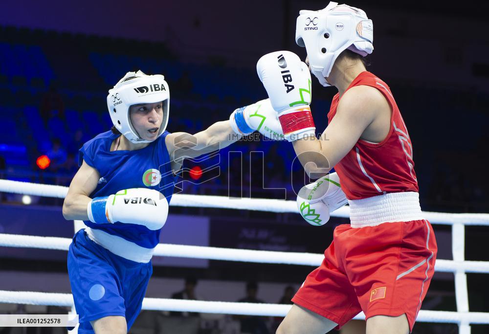 (SP)INDIA-NEW DELHI-BOXING-IBA WORLD WOMEN'S CHAMPIONSHIPS 2023