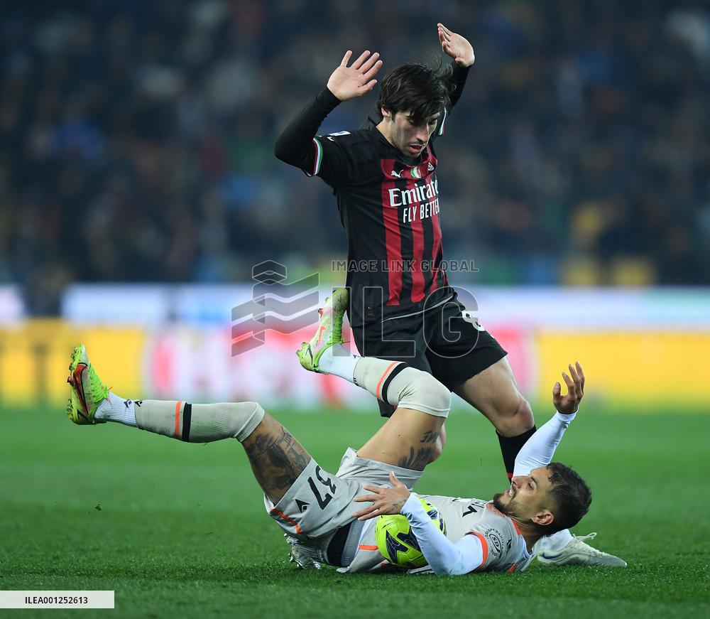 (SP)ITALY-UDINE-FOOTBALL-SERIE A-AC MILAN VS UDINESE