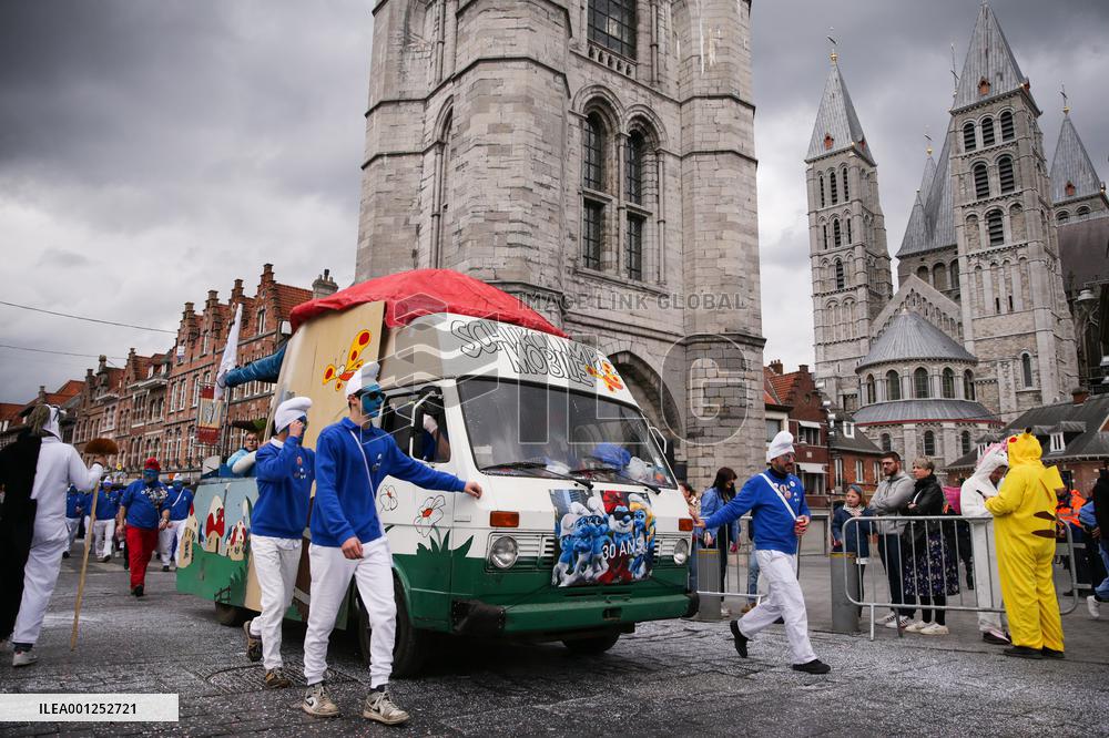 BELGIUM-TOURNAI-CARNIVAL