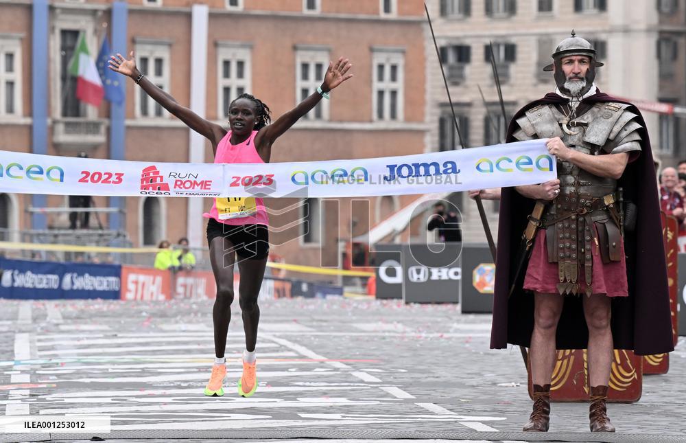 (SP)ITALY-ROME-MARATHON