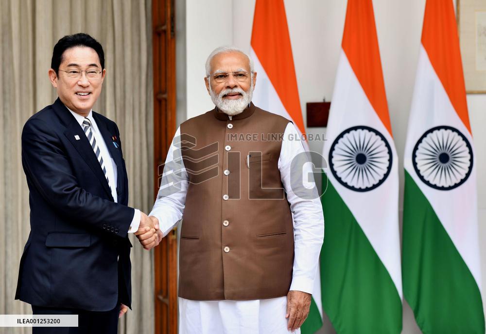 INDIA-NEW DELHI-JAPAN-PRIME MINISTER-MEETING