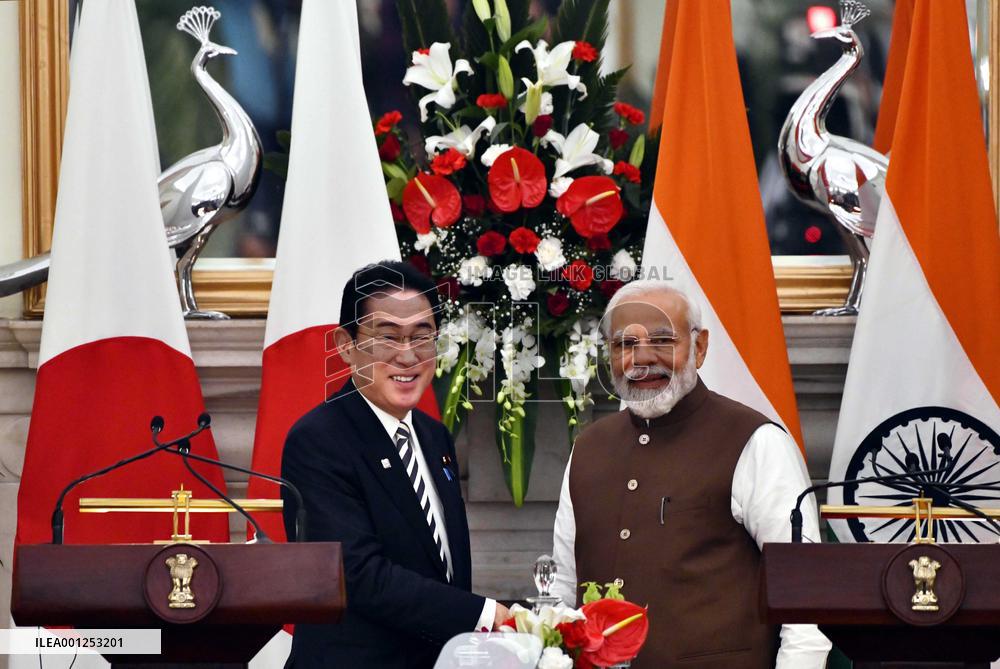 INDIA-NEW DELHI-JAPAN-PRIME MINISTER-MEETING