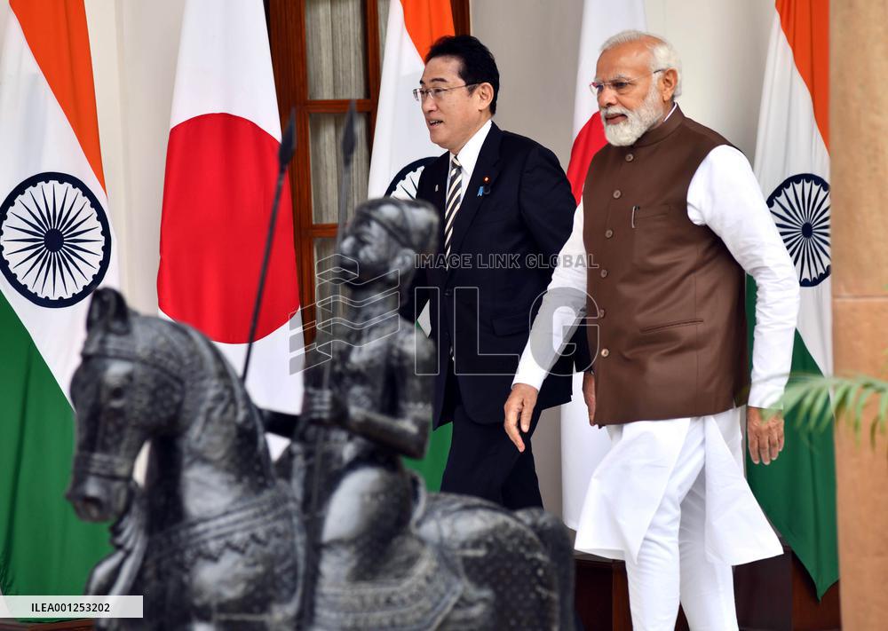 INDIA-NEW DELHI-JAPAN-PRIME MINISTER-MEETING
