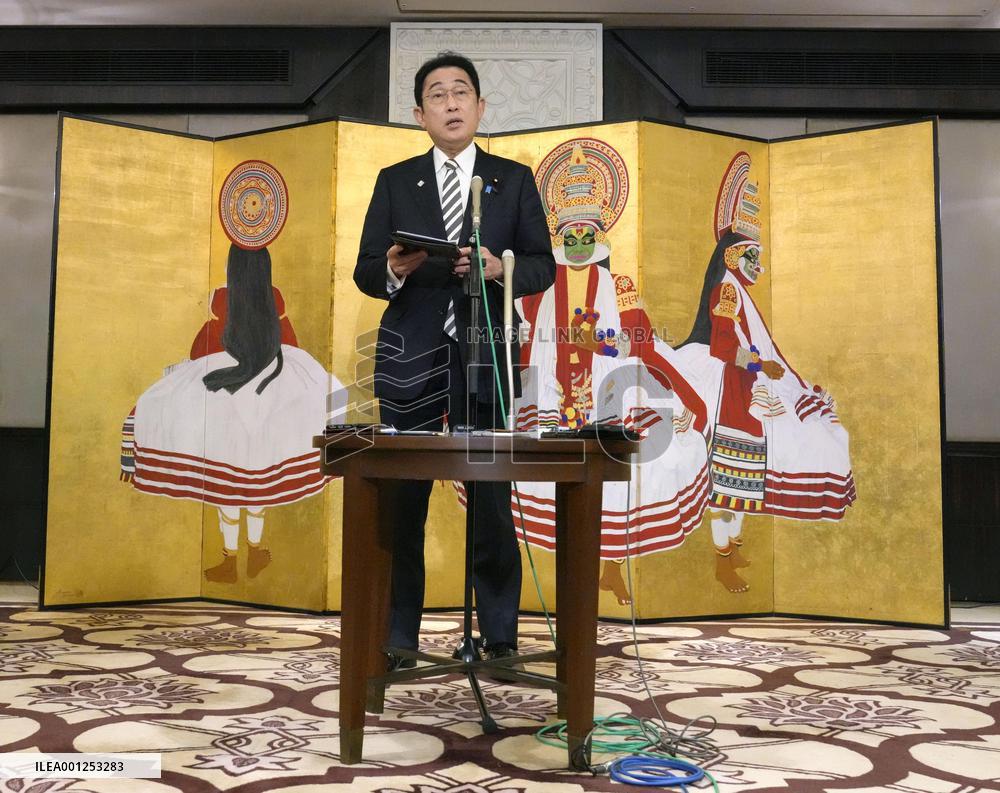 Japan PM Kishida in India