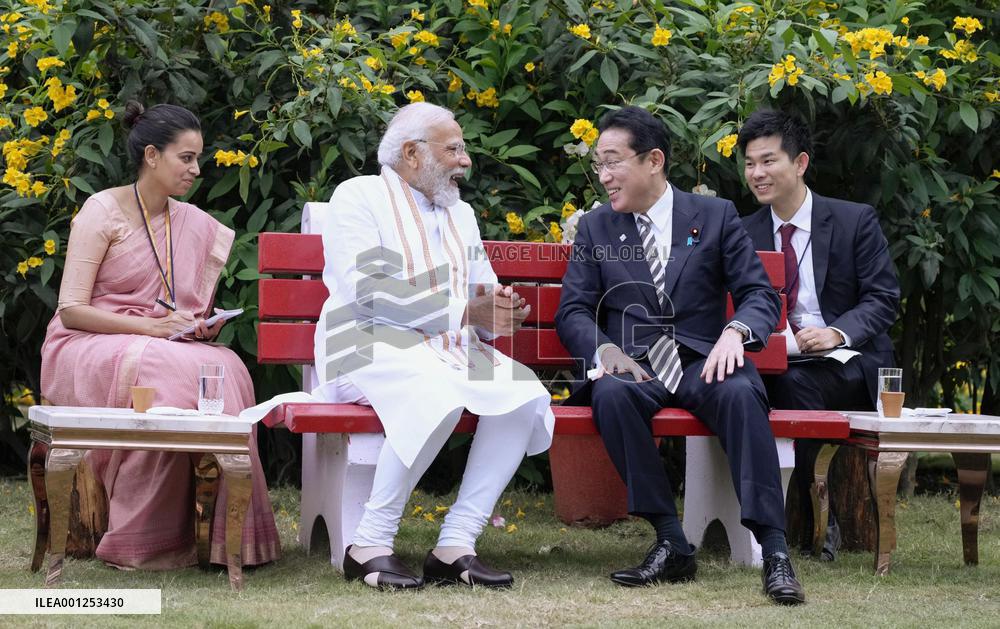 Japan PM Kishida in India