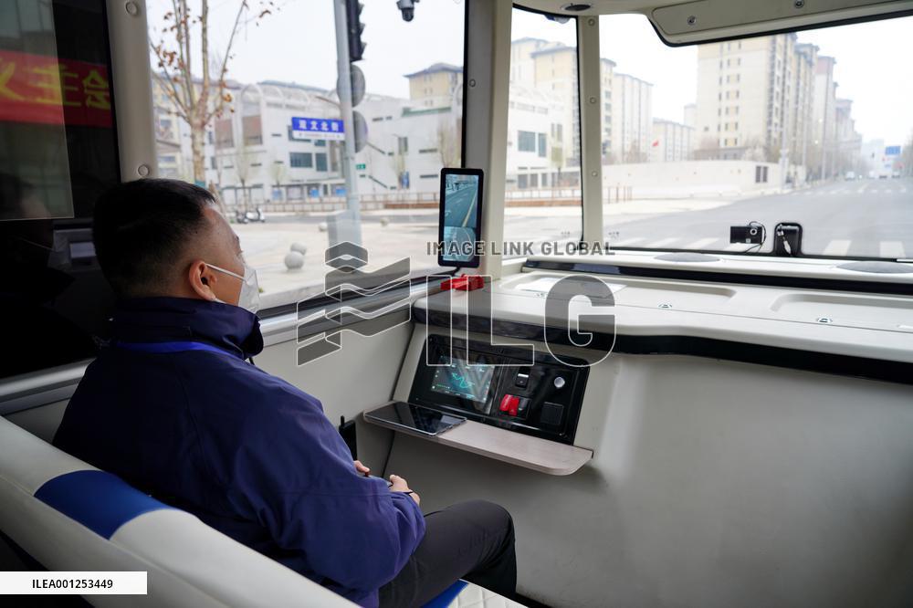 (EyesonSci)CHINA-HEBEI-XIONG'AN-SELF-DRIVING BUS-TRIAL OPERATION (CN)
