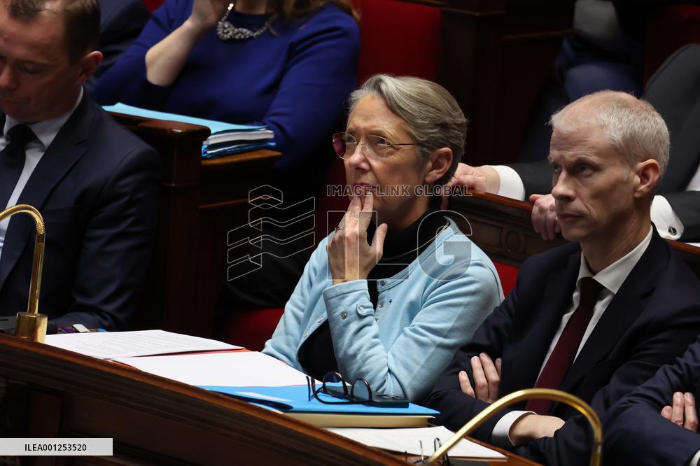 FRANCE-PARIS-NATIONAL ASSEMBLY-NO CONFIDENCE MOTIONS-FAIL