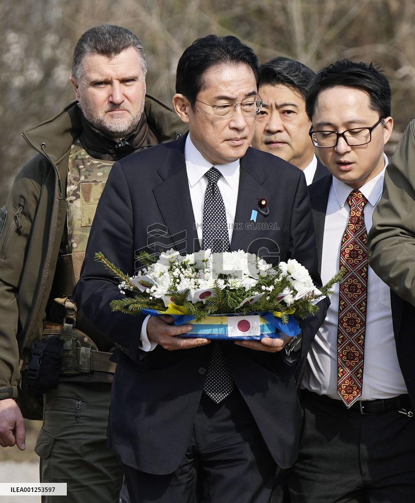 Japan PM Kishida in Ukraine