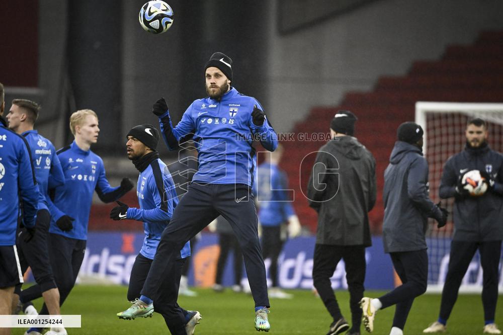 UEFA Euro 2024 qualifiers - Team Finland practice session