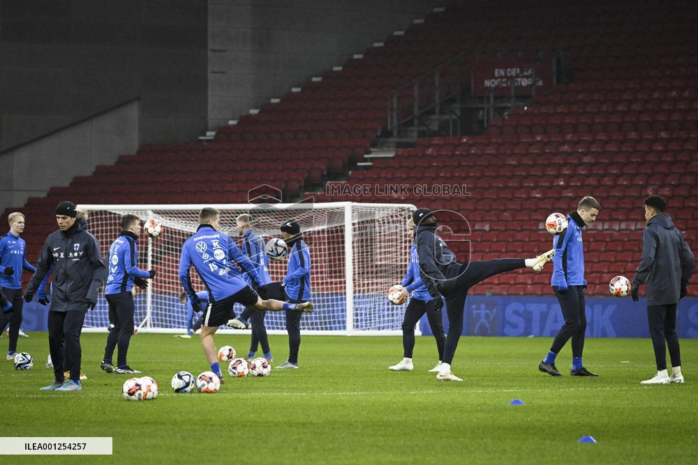 UEFA Euro 2024 qualifiers - Team Finland practice session