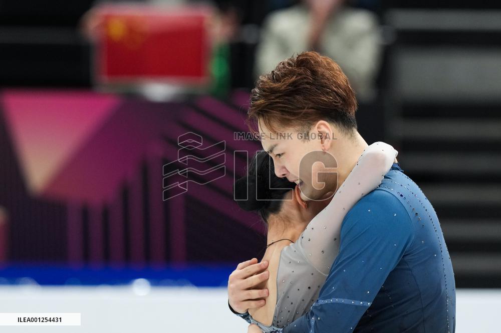 (SP)JAPAN-SAITAMA-FIGURE SKATING-WORLD CHAMPIONSHIPS-PAIRS-FREE SKATING